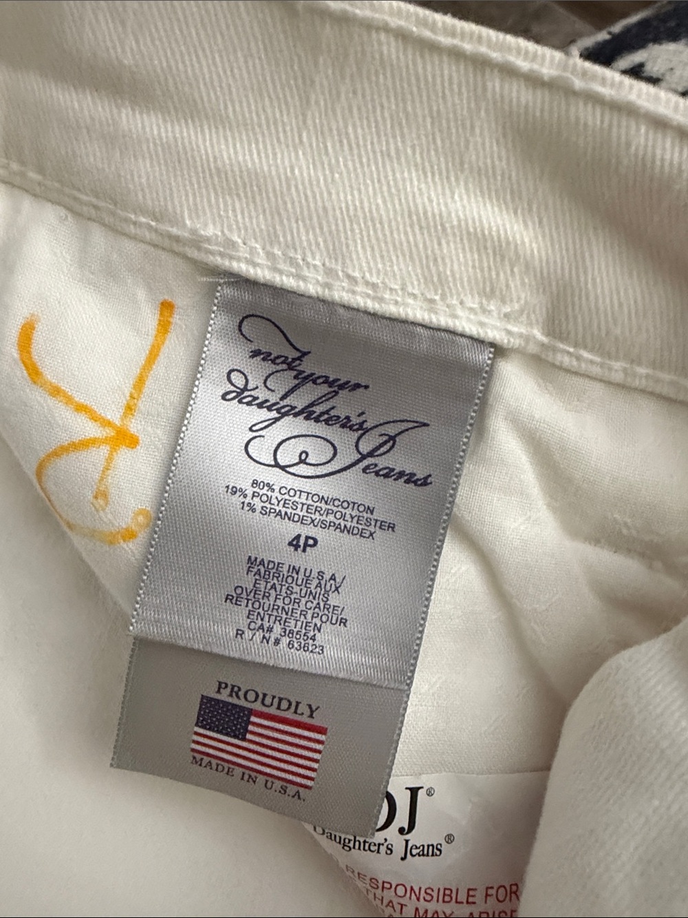 NYDJ Cream Straight-Leg Jeans - Picture 4 of 13